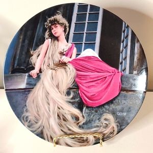Vintage Rapunzel Charles Gehm Konigszelt Bavaria Collectors Plate